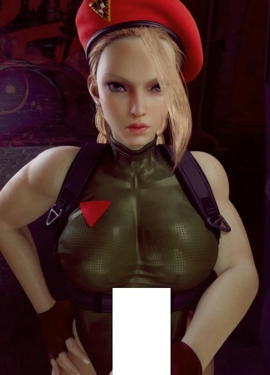 [3D同人]X3D Cammy White Back Street White Blacked 1080 4K