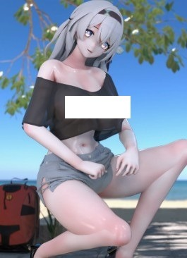 [MMD]好想摸鱼 153